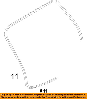 2013-2016 Mazda CX-5 Rear Lift Gate Weatherstrip Seal | KD5362761B