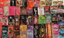 10 assorted Tanning Lotion Sample Packets ALL different packets Major Brands