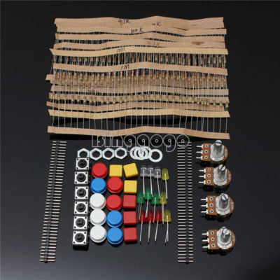 Electronic Parts Pack KIT for ARDUINO Component Resistors Switch Button DE