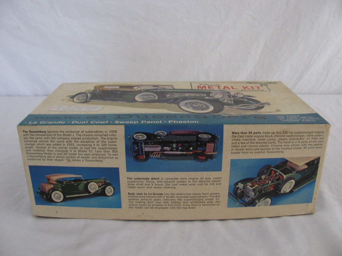 Vintage Hubley Classic Metal Kit 1/18 Scale Model SJ