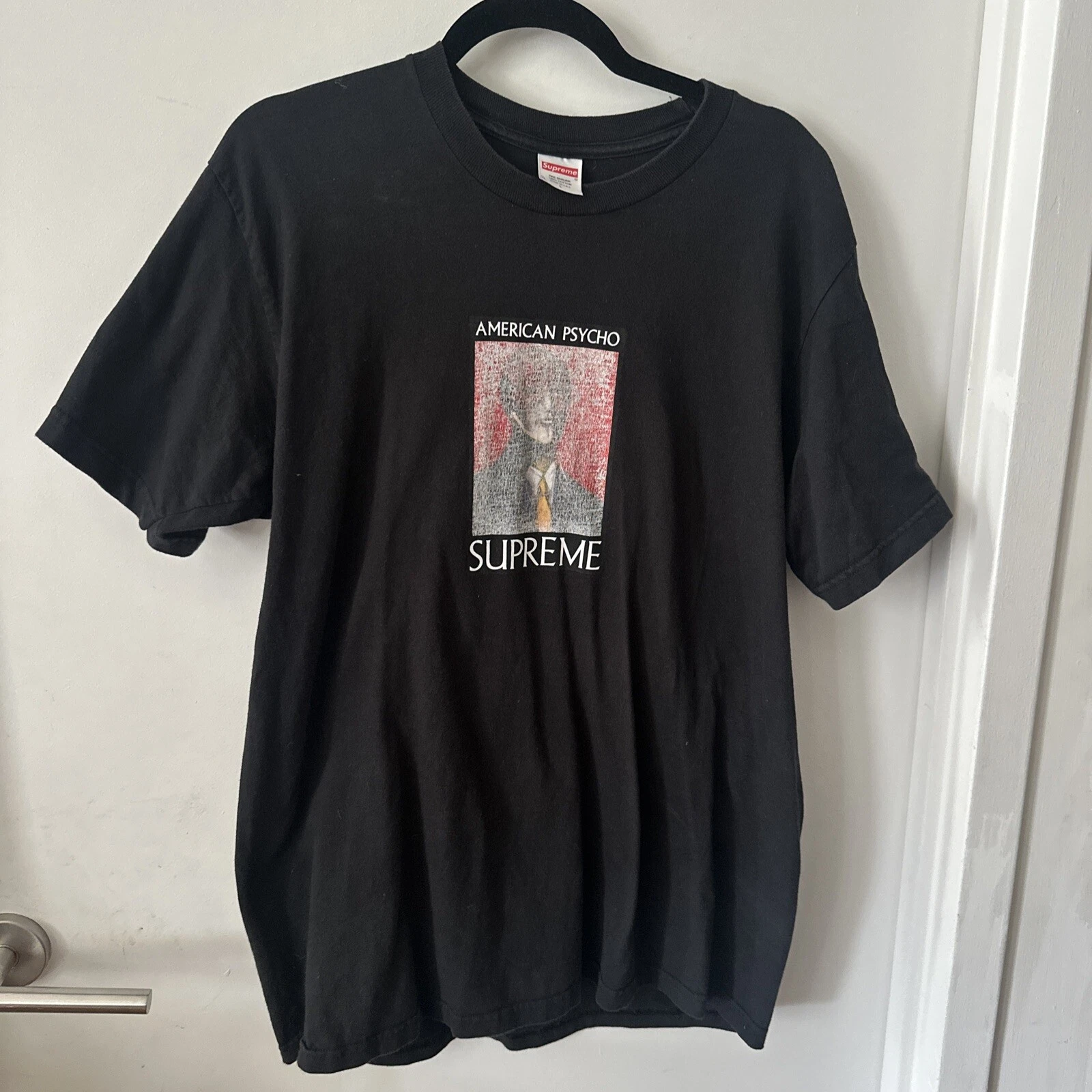 Tee shirt noir Supreme American Psycho taille L FW23