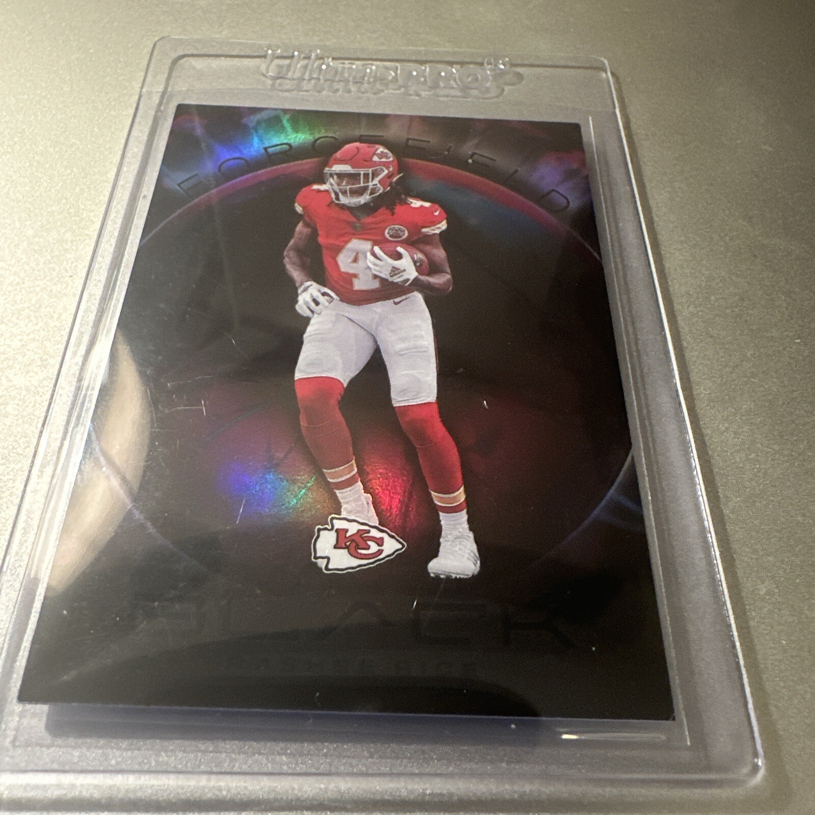 2023 Panini Black Rashee Rice Forcefield SSP Rare Chiefs Rookie RC Case Hit