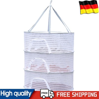 4 Layer Herb Drying Rack with Zips Removable for Flowers Buds Plants Organizer