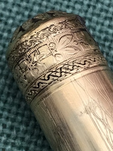 Fountain Pen Iceal 18kr, Stilografica Rientrante Mancante Di Clip, Incisioni Oro - Foto 21 di 22