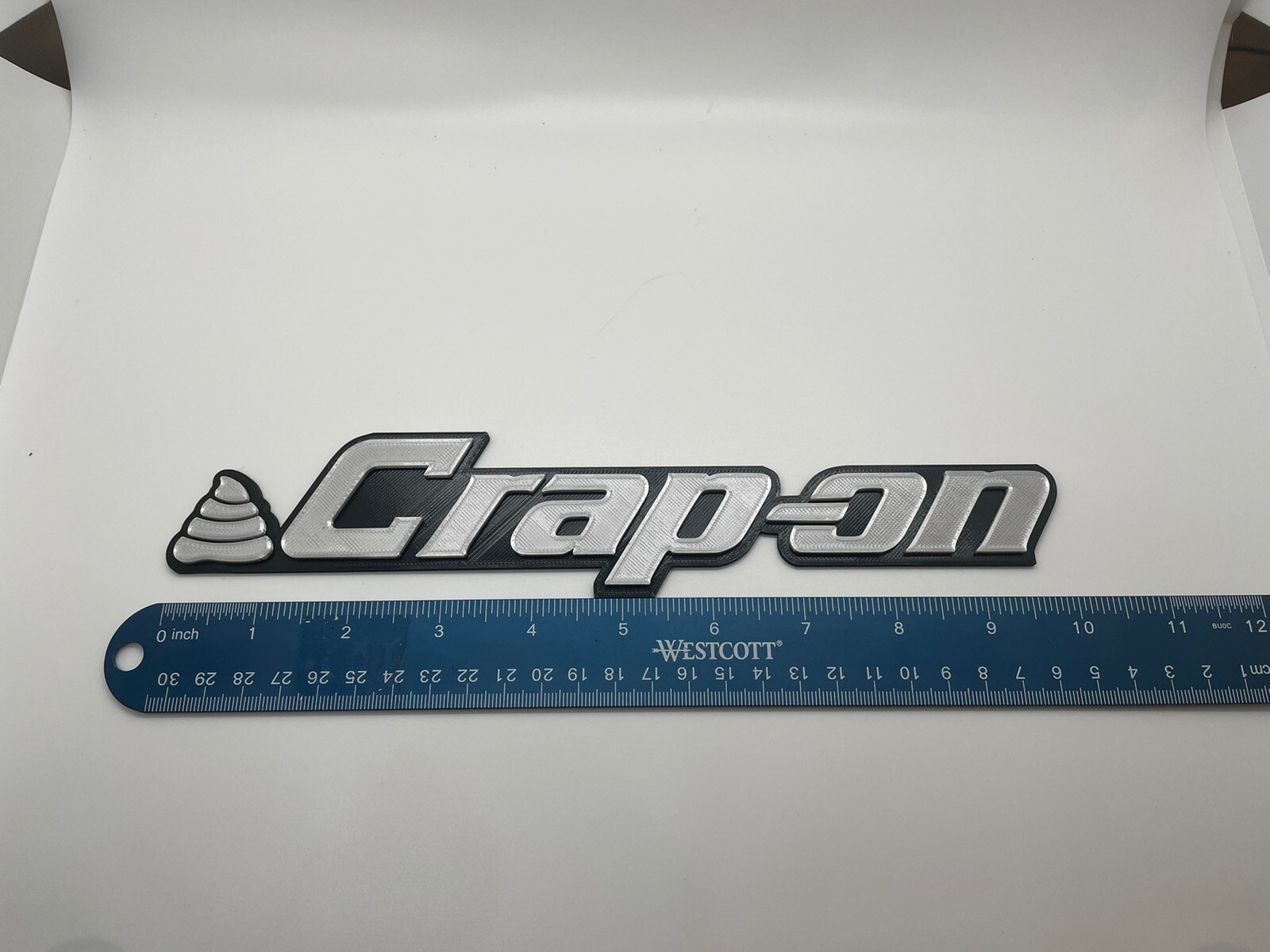 Crapon Novelty 3D Printed Tool Box Badge. eBay