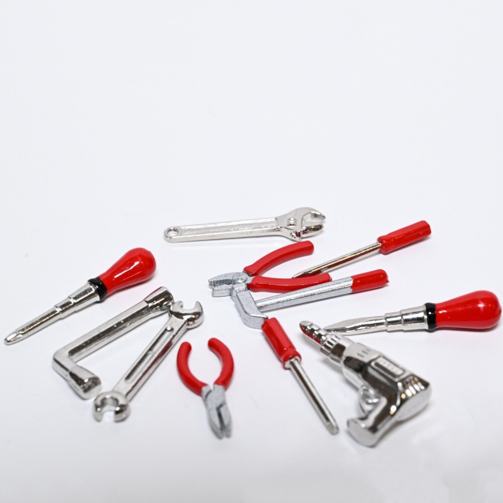 1/18 Diorama Garage Tools Model Set for Workshop Scene Display Toy