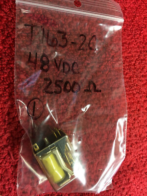 T163-2C 48VDC 2500    OHMS  ALLIED CONTROLS RELAY NEW