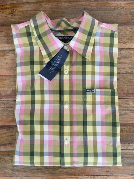Camisa de cuadros marca ENYCE by Sean John plaid button down shirt L