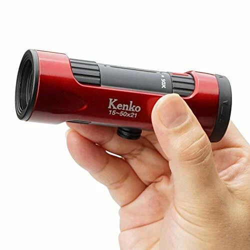 Kenko Monocular Ultra View I 15-50x 21mm Caliber Zoom Type Red 429075 w/Tracking - Image 2 of 4