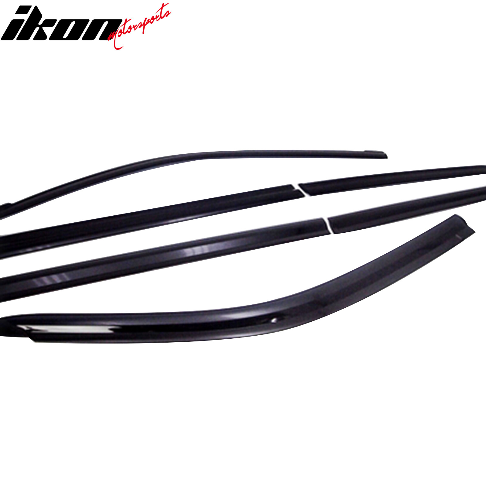 Fits 1022 Lexus GX460 Window Visor ABS Dark Smoke Sun Rain Guard 6PC