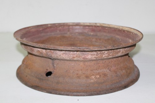 CERCHIO IN FERRO 4 FORI DIAMETRO DA 33 CM PER AUTO D'EPOCA LANCIA FIAT - Foto 8 di 9