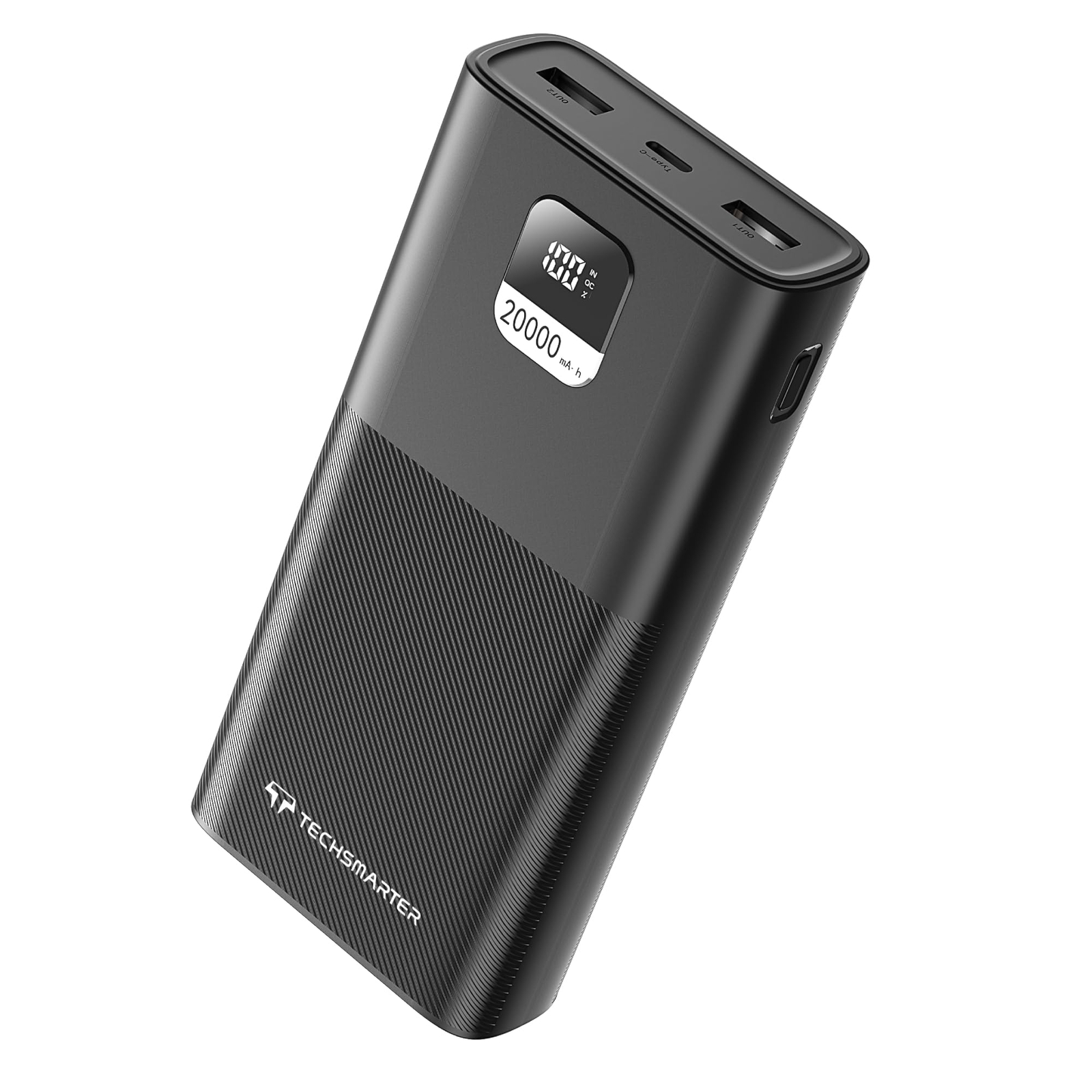 TECHSMARTER 20000mAh 45W USB-C Super Fast Charging Laptop Power Bank, Portabl...