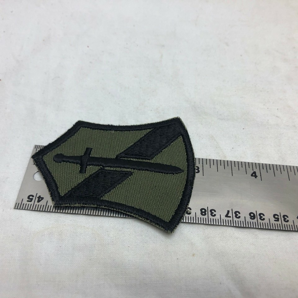 Military Patch 1st Field Force Embroidery On OD Twill Subdued Variant ...