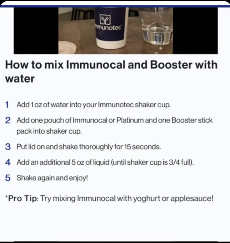 Immunotec Shaker 5)  Cup  Shaker Vaso