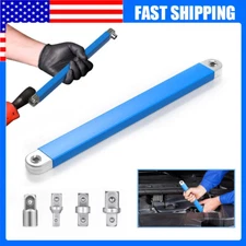 Impact Offset Extension Wrench Set Ratchet Spanner Wrench w/4 Extender Adapter