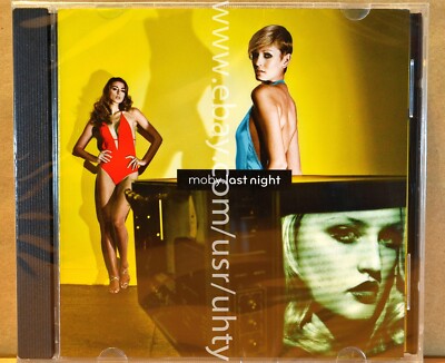 MOBY LAST NIGHT RARE UKR ORIGINAL ELECTRONIC DOWNTEMPO SYNTH-POP HOUSE CD