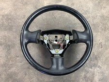 1999-2005 Mazdaspeed Miata Oem Black Red Stitch Steering Wheel Nb 99-05 Read