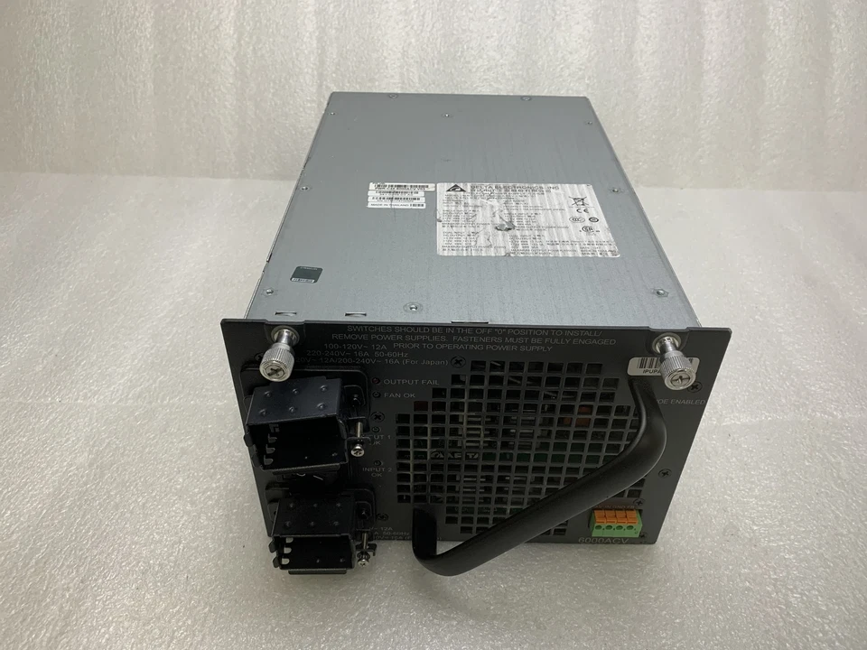 Fuente de alimentación Cisco Catalyst 4500 PWR-C45-6000ACV V03 341-0259-03 6000 W COMO ESTÁ Foto 2 de 4