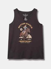 Torrid Yellowstone Classic Fit Cotton Notch Neck Tank Sz 1x 2x 3x 4x NEW