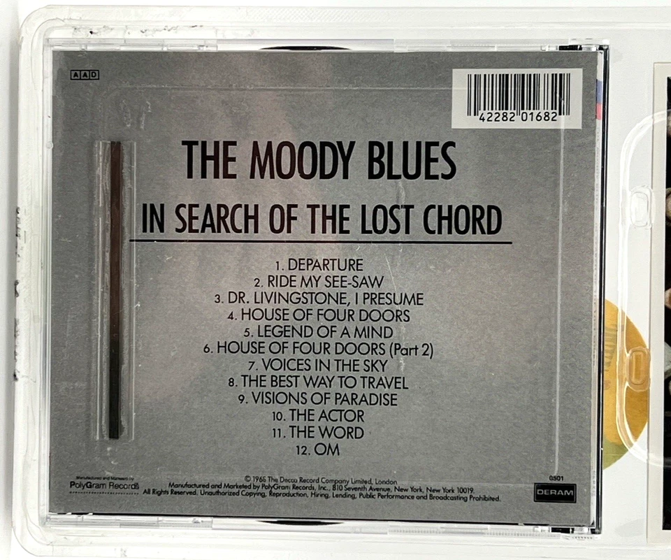 MOODY BLUES - IN SEARCH OF THE LOST CHORD LONGBOX CD NEW SEALED w/HYPE STICKER - Image 4 of 4