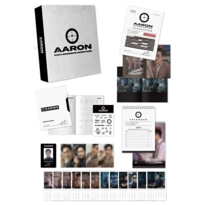 AARON 2024 SEASON S GREETINGS /Calendar+Diary+Foto Buch+Sticker+Karte Set+Poster