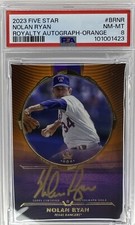 2023 Topps Five Star NOLAN RYAN Royalty Auto #3/5 TX Rangers Orange Autograph