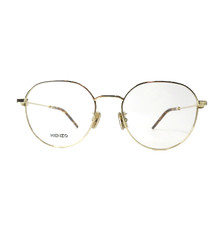 New KENZO Eyeglasses KZ50154U 032 Shiny Gold Optical Frame 51-19-140