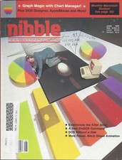 Nibble Magazine, June 1985, for Apple II II IIe IIc IIgs Pen Marks