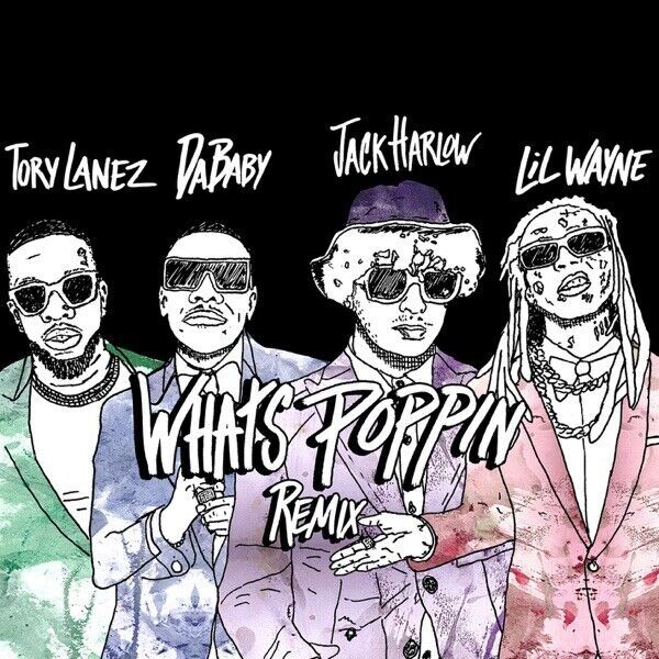559759 Jack Harlow “WHATS POPPIN” Remix Album HD Cover 36x24