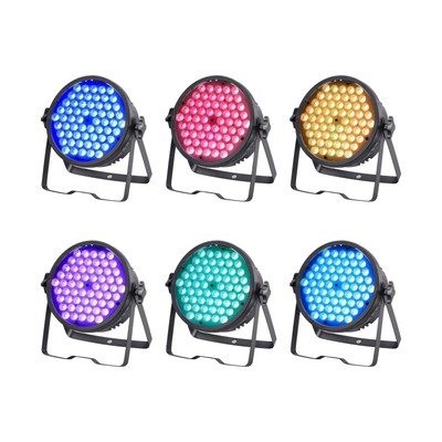 BETOPPER Mini DJ Par Light, 60x3W RGB Par Can Wash Lights Slim LED Stage Ligh...