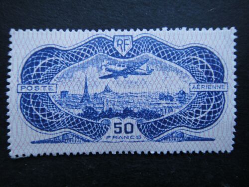 France 1936 Stamp MNH Paris C15 Airmail 50f Air Mail