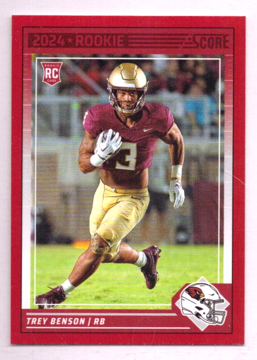 2024 Score - Rookies Red #354 Trey Benson (RC)