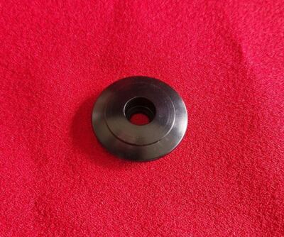 Alu Steuersatz-Kappe, Ahead-Cap, 1 1/8'', schwarz, NEU, NOS, Kult
