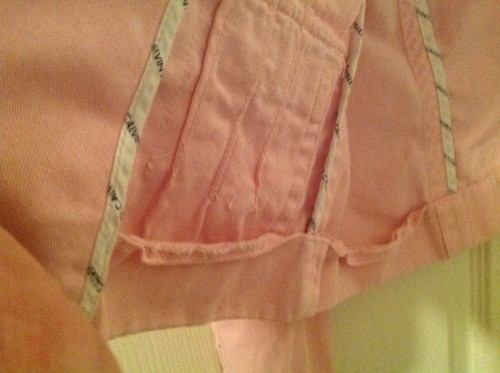 Womens Calvin Klein Snake Pink Light Weight Jacket size 8 Snaps J10 - Picture 7 of 8