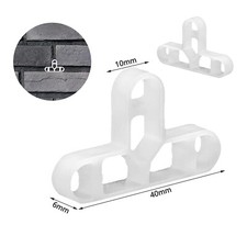500 Pcs Tile Spacers 10mm T-Shape Removable Tiles Spacers Floor Wall Patio Slabs