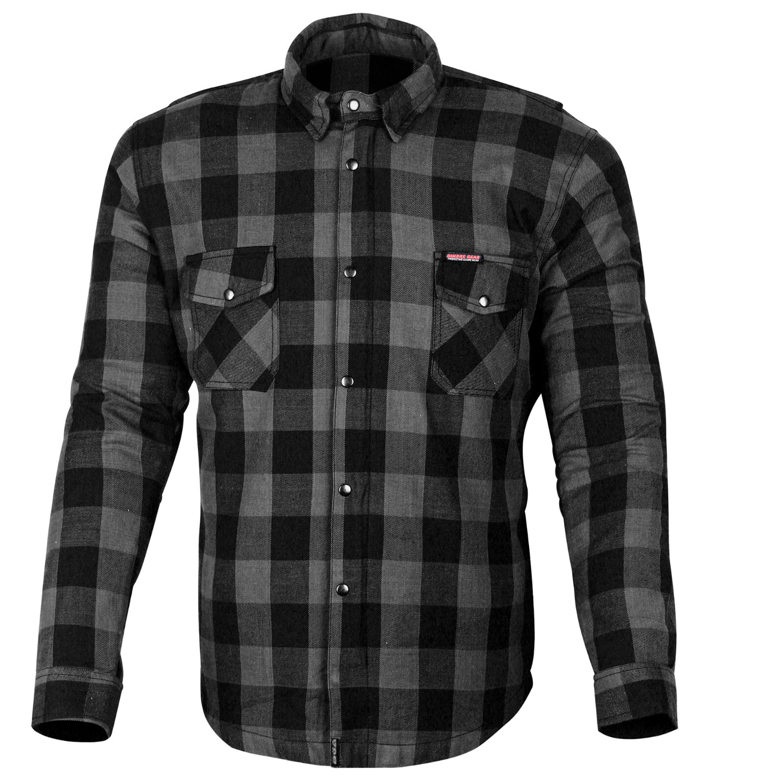 Bikers Gear Motorcycle Flannel Lumberjack Shirt lined DuPont™ KEVLAR