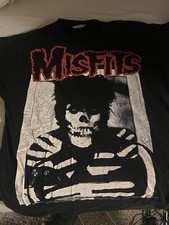 M Misfits Punk T-Shirt Vintage 2007 Glenn Danzig Crimson Ghost Hanes Heavyweight