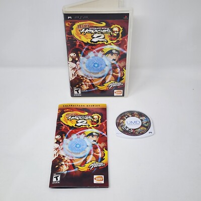 Naruto: Ultimate Ninja Heroes 2 The Phantom Fortress (PSP) CIB Complete - TESTED