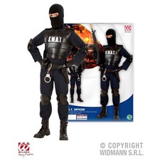 SWAT Agent Kinder Kostüm 128 Fasching Karneval S.W.A.T. Polizist Kinderkostüm