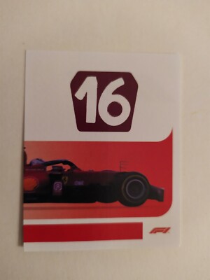 2021 TOPPS F1 OFFICIAL STICKERS LECLER FERRARI n 136 NEW NEVER ATTACHED