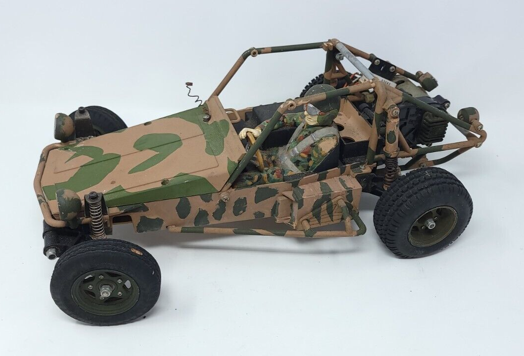 Vintage 1980s Tamiya Fast Attack RC Vehicle with Sand Blaster Tires eBay