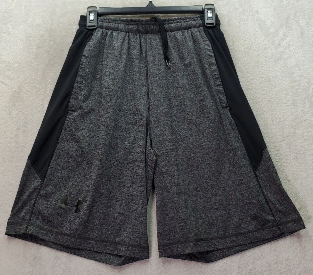 Under armor Athletic Short Men Small Gray Heather Loose Elastic Waist  Drawstring