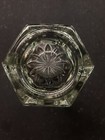 Indiana Hoosier Glass Vase Flared Lip Ribbed Clear — photo 2