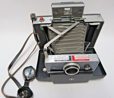 60's Polaroid Automatic 100 Land Camera w Manual 128 Timer Parts or Repair