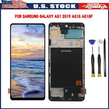 Display For Samsung Galaxy A51 2019 A515 A515F LCD Touch Screen Digitizer Frame