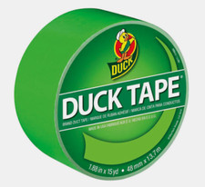 Duck Tape Duct 1.88" x 15 Yd. L GREEN Color Coding Crafts Multi Use 1265018