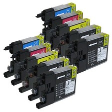 10 Pack LC75 LC71 Set Ink Cartridges for Brother MFC-J435W MFC-J625DW MFC-J825DW