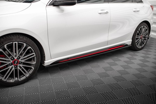 Maxton Design Seitenschweller Ansatz (Paar) Passend FüR Kia Ceed Gt Mk3 Schwarz-image