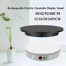 Jewelry 100KG Photography Show Holder 110-240V Electric Turntable Display Stand