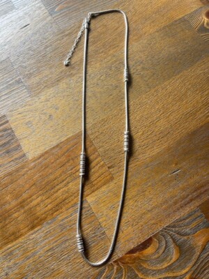 Brighton 17-inch Silver Gold Rhinestone Neptune Necklace
